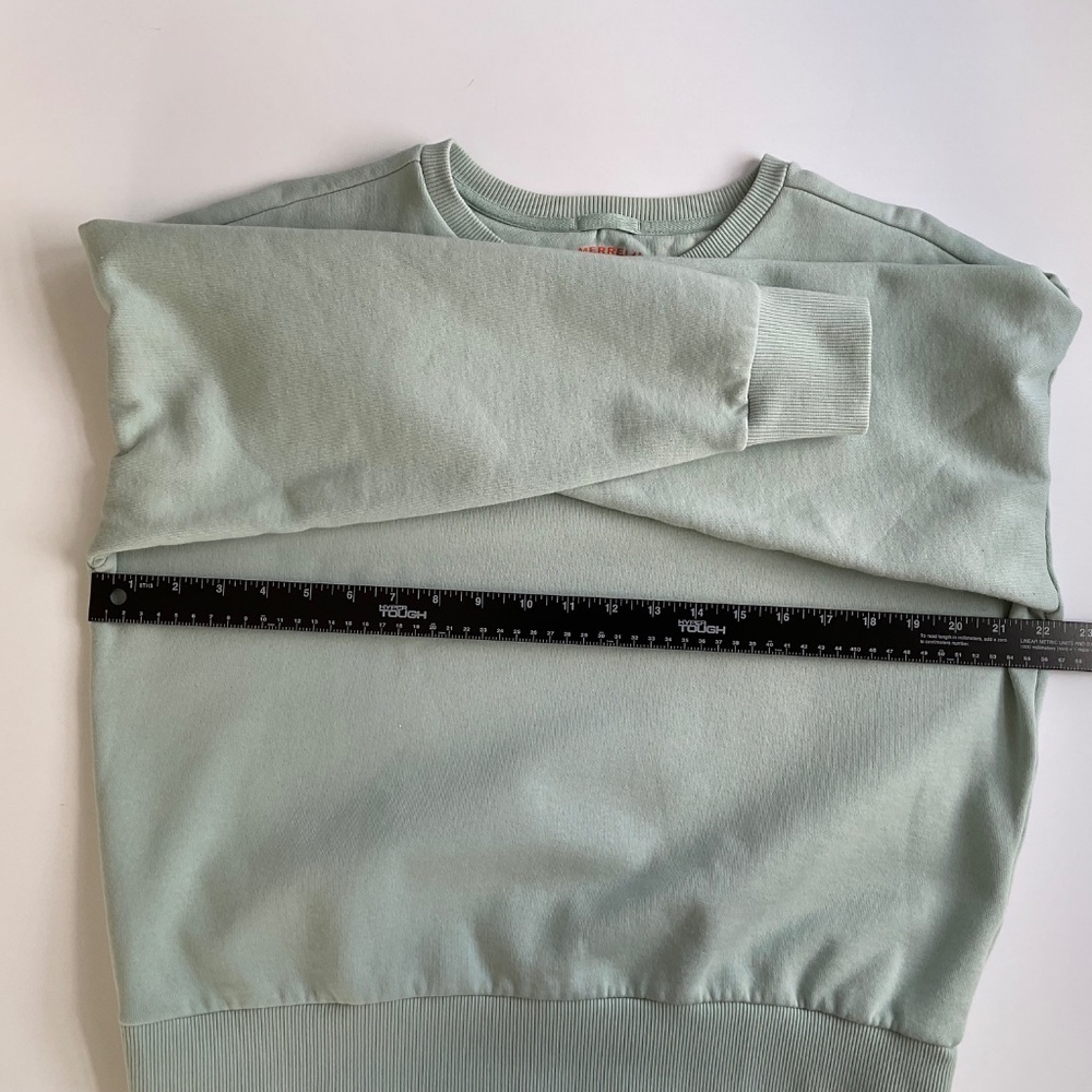 Merrell Women’s Sweatshirt Sz M Sage Athleisure Everyday Comfort Normcore Sporty - Picture 8 of 10